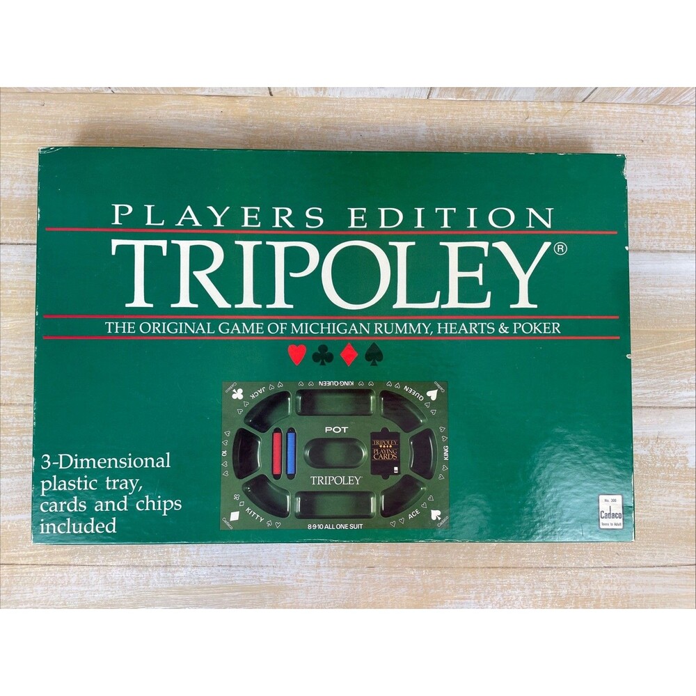 Tripoley Players Edition Board Game - Cadaco #300 1989 Vintage - Picture 5 of 10